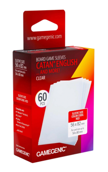 Gamegenic Board Game Sleeves CATAN English 56x82 (50 Ct.)
