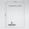 Gamegenic Board Game Sleeves 7 Wonders Clear 67x103 (50 Ct.) - Image 2