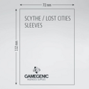 Gamegenic Board Game Sleeves Scythe Clear Matte 72x112 (50 Ct.) - Image 2