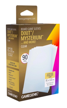 Gamegenic Board Game Sleeves Dixit Clear 81x122 (50 Ct.)