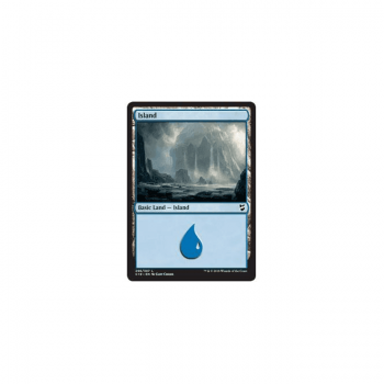 Island : COMMANDER 2018 296/307 - Magic the Gathering Single Card