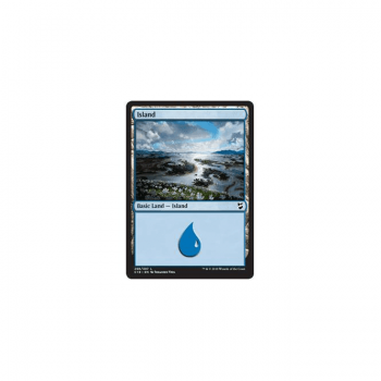 Island : COMMANDER 2018 298/307 - Magic the Gathering Single Card