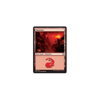 Mountain : COMMANDER 2018 302/307 - Magic the Gathering Single Card