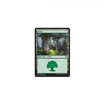 Forest : COMMANDER 2018 307/307 - Magic the Gathering Single Card