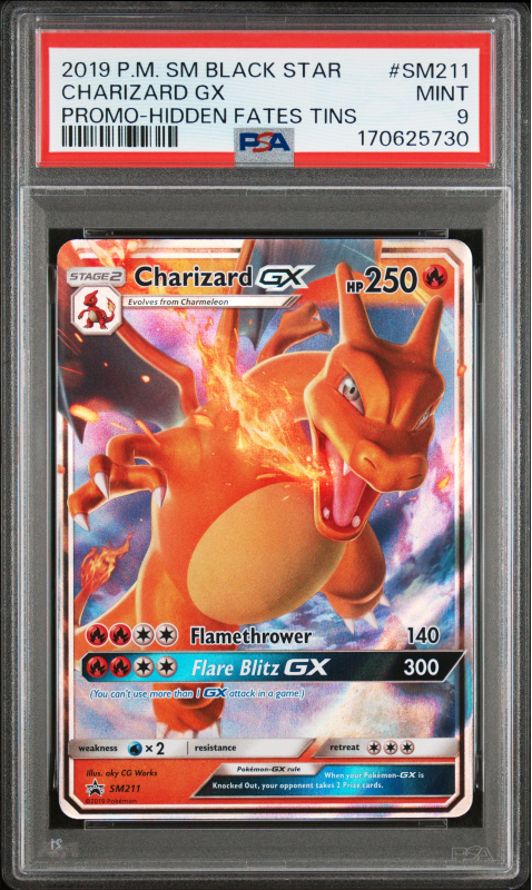 PSA8 Charizard GX SM211 プロモ Charizard GX : SM211 BLACK STAR PROMO - PROFESSIONAL SPORTS