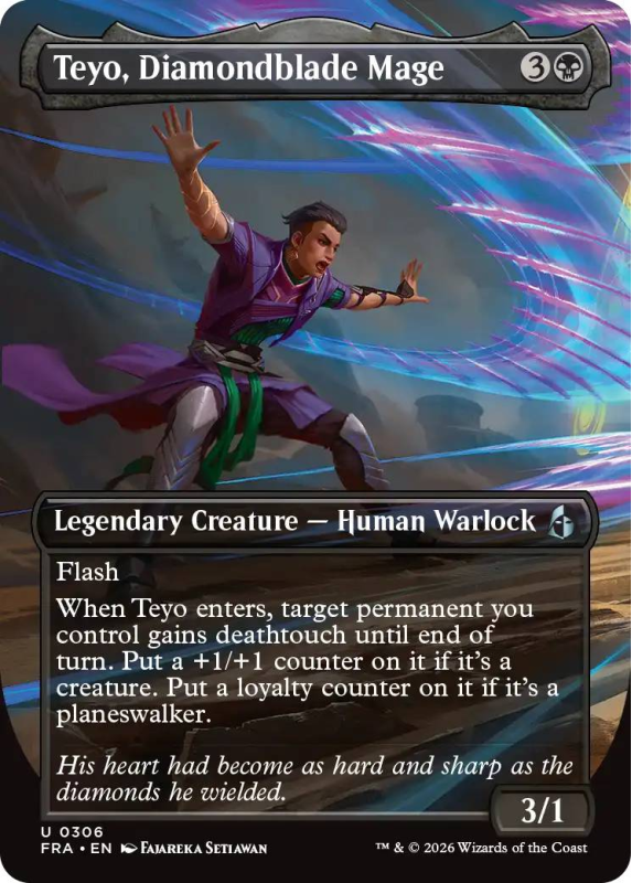 Teyo, Diamondblade Mage (BORDERLESS) (ECHOED PAIRS) : 0306 REALITY ...