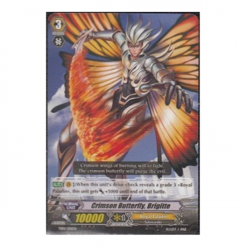 Crimson Butterfly Brigitte : TD01-001 - Cardfight!! Vanguard Single Card