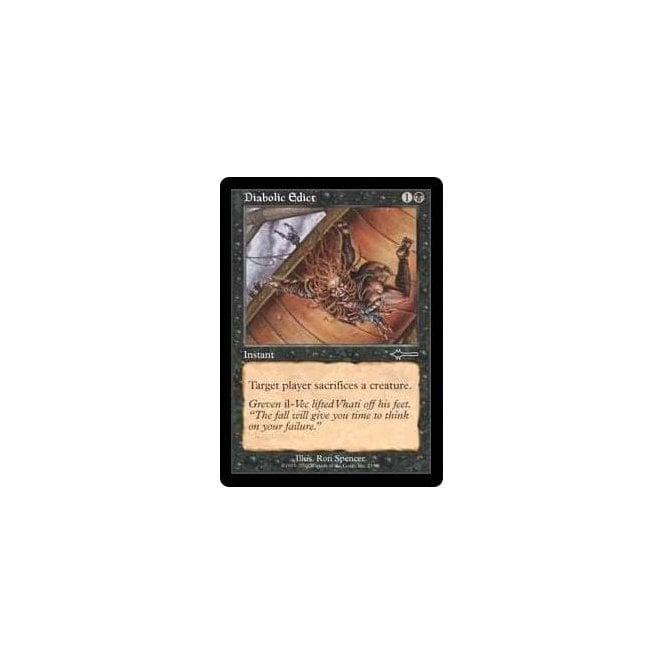 Magic the Gathering [037] BEATDOWN BOX SET Single Card - 19/90 : Diabolic  Edict | Chaos Cards