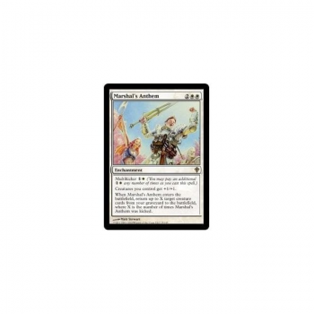 Marshal's Anthem (FOIL) : WORLDWAKE 015/145 - Magic the Gathering Single Card