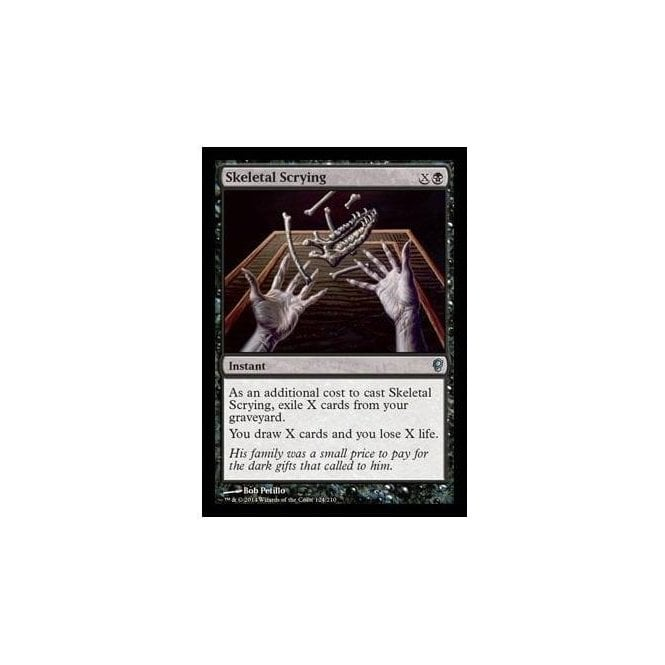 Magic the Gathering [121] CONSPIRACY Single Card - 124/210 : Skeletal  Scrying | Chaos Cards