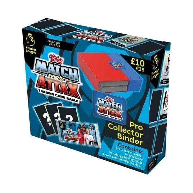 Match Attax Premier League 18/19 Trading Cards Pro Collector Binder