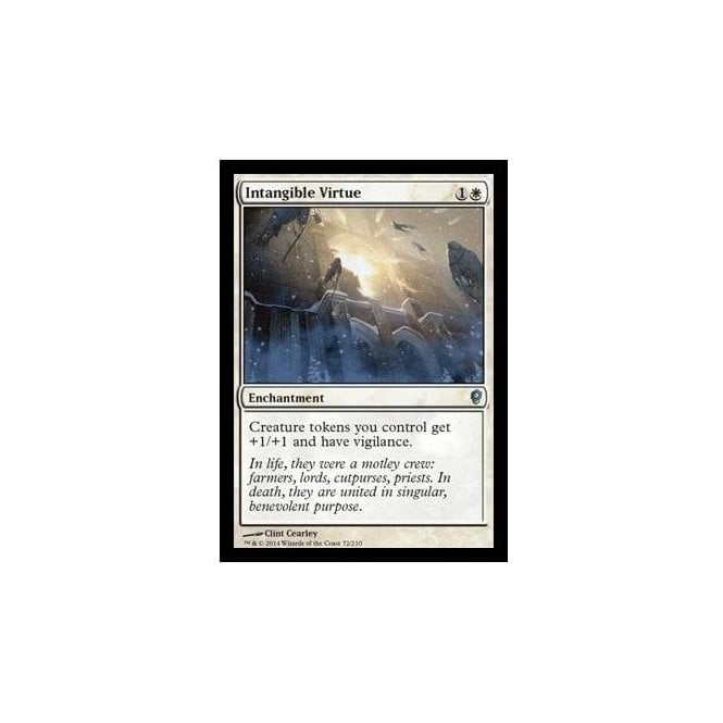 Magic the Gathering [121] CONSPIRACY Single Card (FOIL) - 072/210 :  Intangible Virtue | Chaos Cards