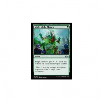 Might of the Masses : GUILDS OF RAVNICA 137/259 - Magic the Gathering Single Card