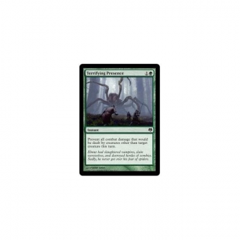 Terrifying Presence : DUEL DECKS: HEROES VS MONSTERS 65/81 - Magic the Gathering Single Card