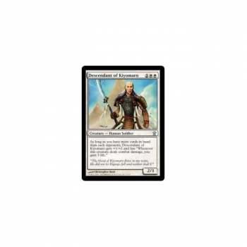Descendant of Kiyomaro : SAVIORS OF KAMIGAWA 007/165 - Magic the Gathering Single Card