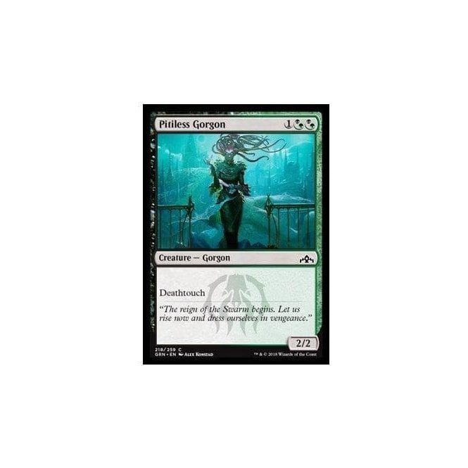 Pitiless Gorgon : GUILDS OF RAVNICA 218/259 - Magic the Gathering Single Card Pitiless Gorgon : GUILDS OF RAVNICA 218/259 - Magic the Gathering Single Card