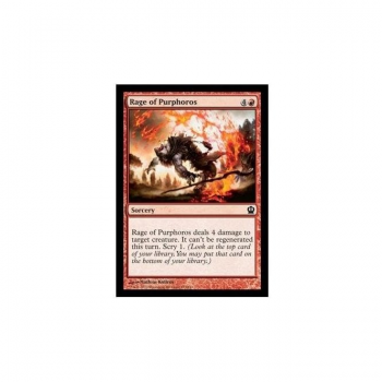 Rage of Purphoros : THEROS 137/249 - Magic the Gathering Single Card