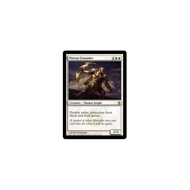 Magic the Gathering [091] MIRRODIN BESIEGED Single Card (FOIL) - 014/155 :  Mirran Crusader | Chaos Cards