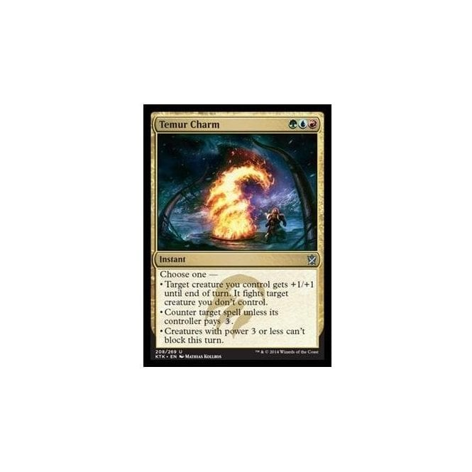 Temur Charm : KHANS OF TARKIR 208/269 - Magic the Gathering Single Card