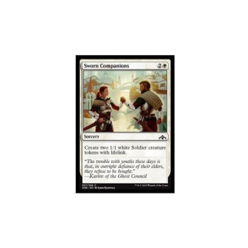 Sworn Companions (FOIL) : GUILDS OF RAVNICA 027/259 - Magic the Gathering Single Card