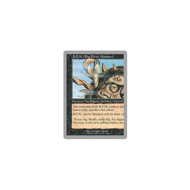 mtg bfm card Sometimes you regret a purchase. This isn't one of those times