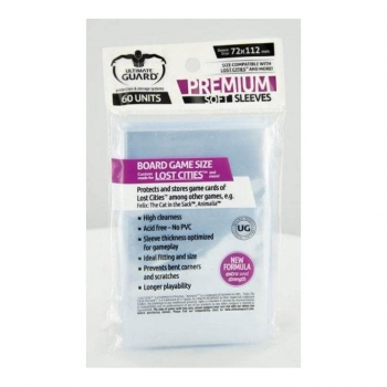 Ultimate Guard Premium Sleeves for Board Game Cards Lost Cities (60)