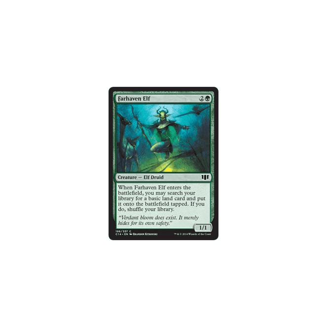 Farhaven Elf COMMANDER 2014 196/337 Magic the Gathering Single Card