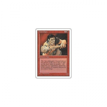 Gray Ogre : FOURTH EDITION 145/378 - Magic the Gathering Single Card
