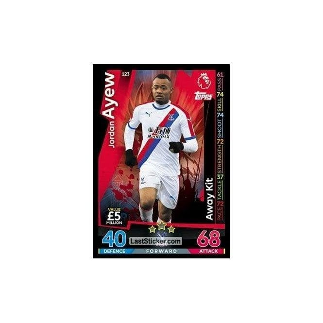 MATCH ATTAX PREMIER LEAGUE 2018/19 Single Card #123 Jordan Ayew