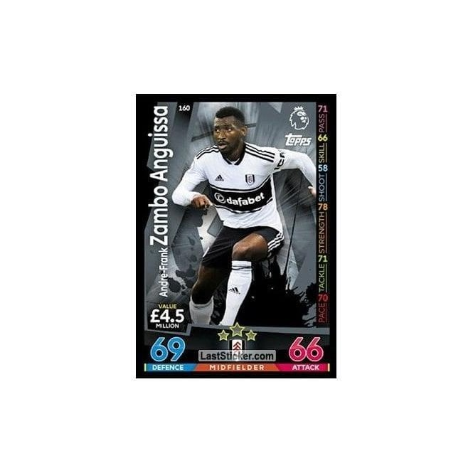 Match Attax Premier League 18 19 Single Card 160 Andre Frank Zambo Anguissa Chaos Cards Match Attax Premier League 18 19 Single Card 160 Andre Frank Zambo Anguissa Chaos Cards