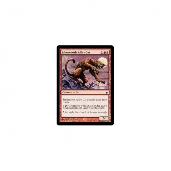 Sabertooth Alley Cat : RAVNICA: CITY OF GUILDS 140/306 - Magic the Gathering Single Card