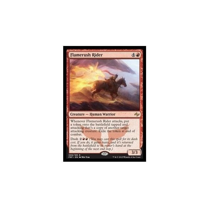 Flamerush Rider : FATE REFORGED 099/185 - Magic the Gathering Single Card