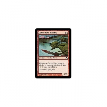 Goblin Elite Infantry : TENTH EDITION 206/383 - Magic the Gathering Single Card