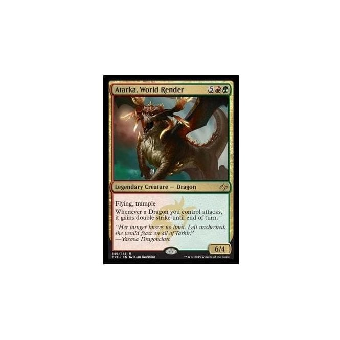 Atarka, World Render FATE 149/185 Magic the Gathering Single Card Atarka, World Render FATE 149/185 Magic the Gathering Single Card