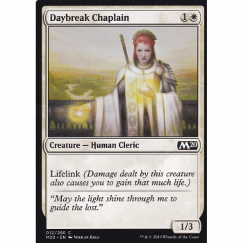 Daybreak Chaplain : MAGIC 2020 012/280 - Magic the Gathering Single Card