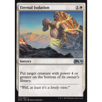 Eternal Isolation : MAGIC 2020 015/280 - Magic the Gathering Single Card