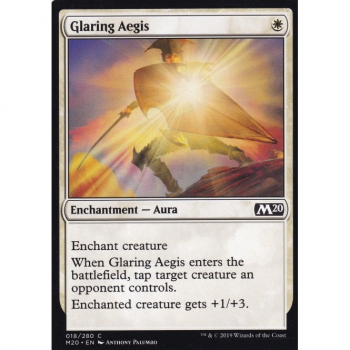 Glaring Aegis : MAGIC 2020 018/280 - Magic the Gathering Single Card
