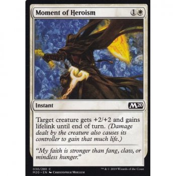 Moment of Heroism : MAGIC 2020 030/280 - Magic the Gathering Single Card
