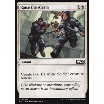 Raise the Alarm : MAGIC 2020 034/280 - Magic the Gathering Single Card