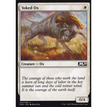 Yoked Ox : MAGIC 2020 041/280 - Magic the Gathering Single Card
