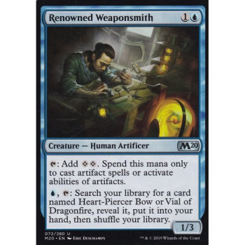 Renowned Weaponsmith : MAGIC 2020 072/280 - Magic the Gathering Single Card