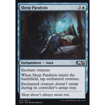 Sleep Paralysis : MAGIC 2020 075/280 - Magic the Gathering Single Card