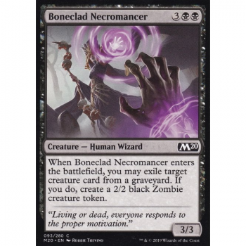 Boneclad Necromancer : MAGIC 2020 093/280 - Magic the Gathering Single Card