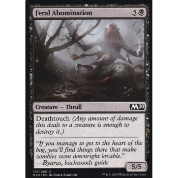 Feral Abomination : MAGIC 2020 101/280 - Magic the Gathering Single Card