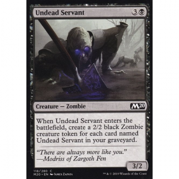 Undead Servant : MAGIC 2020 118/280 - Magic the Gathering Single Card