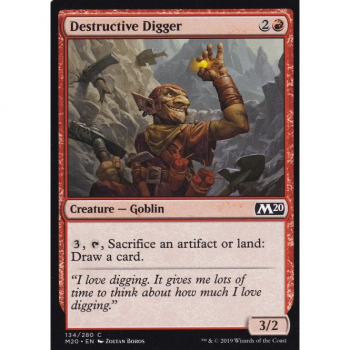Destructive Digger : MAGIC 2020 134/280 - Magic the Gathering Single Card