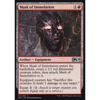 Mask of Immolation : MAGIC 2020 151/280 - Magic the Gathering Single Card