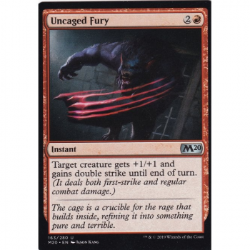 Uncaged Fury : MAGIC 2020 163/280 - Magic the Gathering Single Card