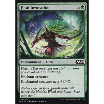Feral Invocation : MAGIC 2020 170/280 - Magic the Gathering Single Card