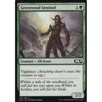 Greenwood Sentinel : MAGIC 2020 174/280 - Magic the Gathering Single Card